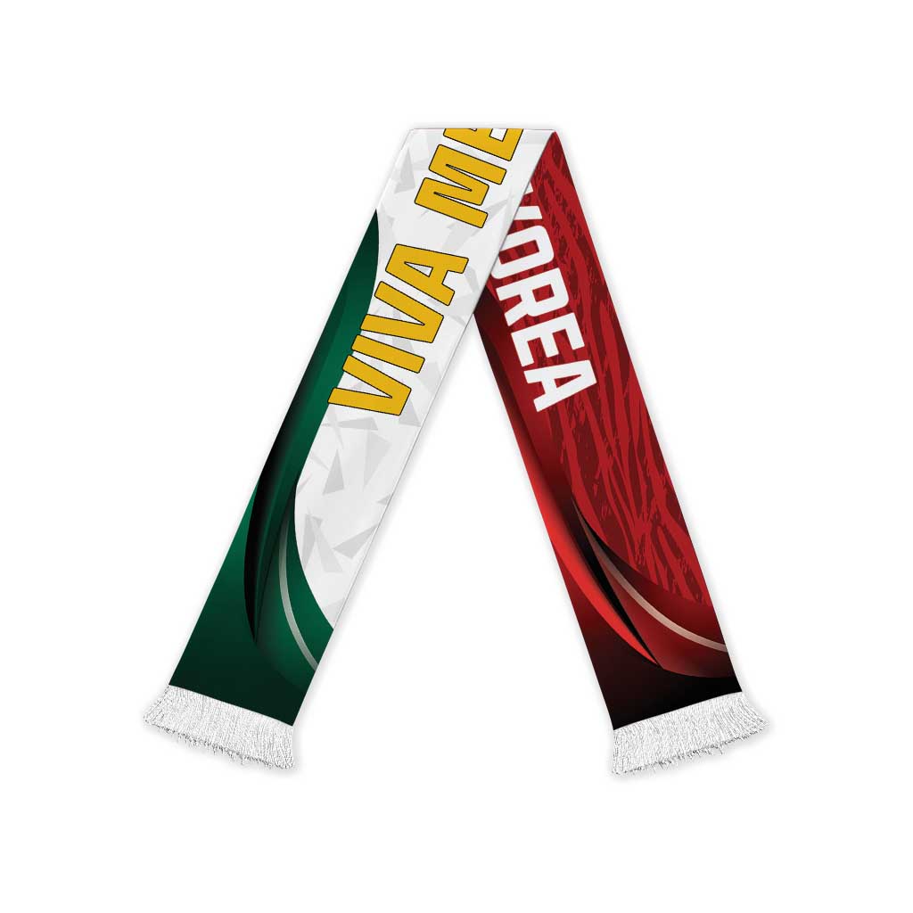 Mexico - South Korea WC2026 Together Soccer Scarf Ole Ole Ole