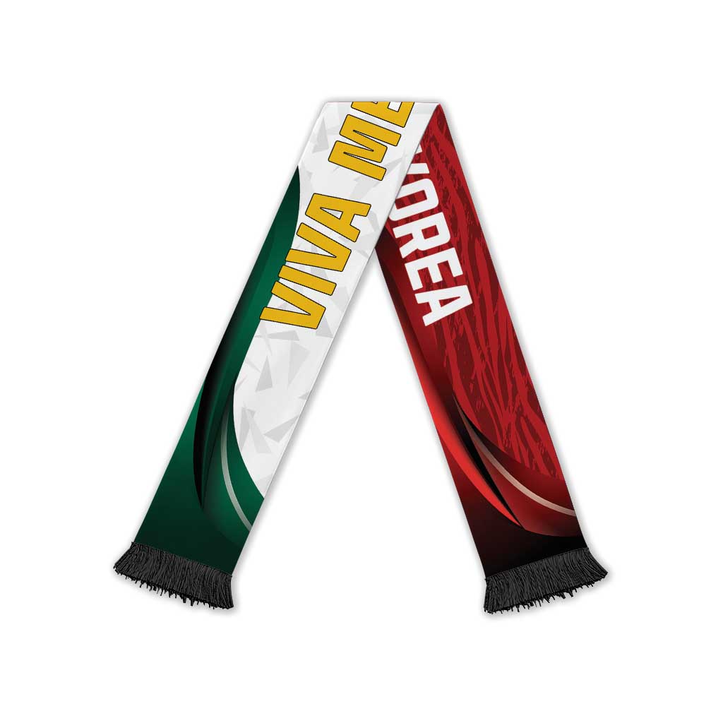 Mexico - South Korea WC2026 Together Soccer Scarf Ole Ole Ole