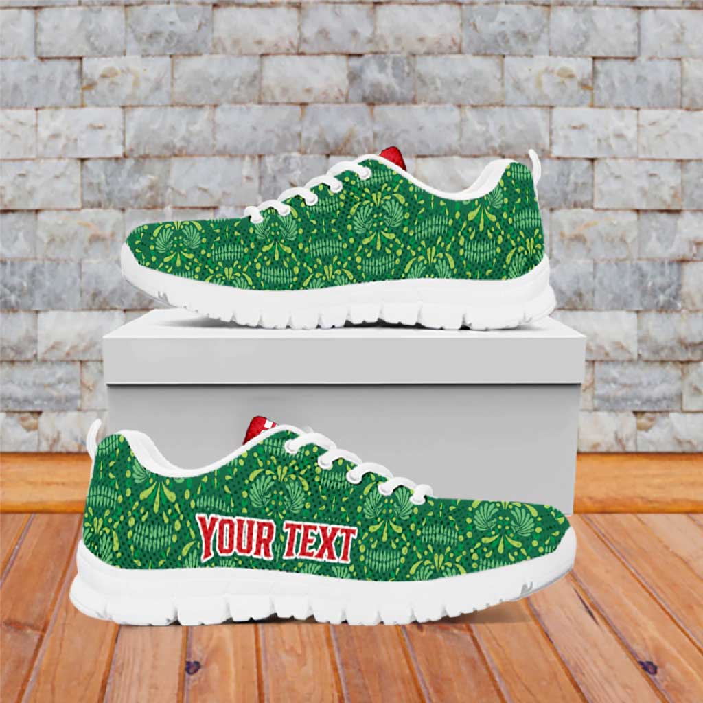 Mexico WC26 Personalized Sneakers Minimalist Aztec Eagle Green Color
