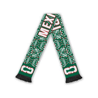 Mexico WC26 Soccer Scarf Minimalist Aztec Eagle El Tricolor