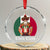 Mexico Xmas Crystal Glass Ornament Cholo Claus Mexican Santa Sombrero Feliz Navidad - Wonder Print Shop