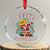 Mexico Xmas Crystal Glass Ornament Feliz Navidad Dabbing Spanish Sombrero - Wonder Print Shop
