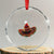 Mexico Xmas Crystal Glass Ornament Feliz Navidad Santa Hat Sombrero - Wonder Print Shop