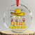 Mexico Xmas Crystal Glass Ornament Feliz Navidad Sombrero - Wonder Print Shop