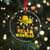 Mexico Xmas Crystal Glass Ornament Feliz Navidad Sombrero - Wonder Print Shop