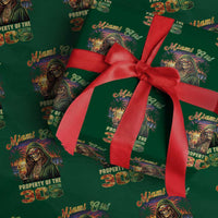 Miami Girl Skeleton Property of the 305 Wrapping Paper Roll Tropical City Florida Pride Street Style