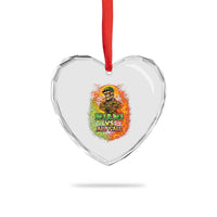 Miami vs All You All 305 Skeleton Flame Graphic Heart Crystal Glass Ornament Tropical City Pride Florida Love