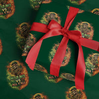 Miami vs All You All 305 Skeleton Flame Graphic Wrapping Paper Roll Tropical City Pride Florida Love