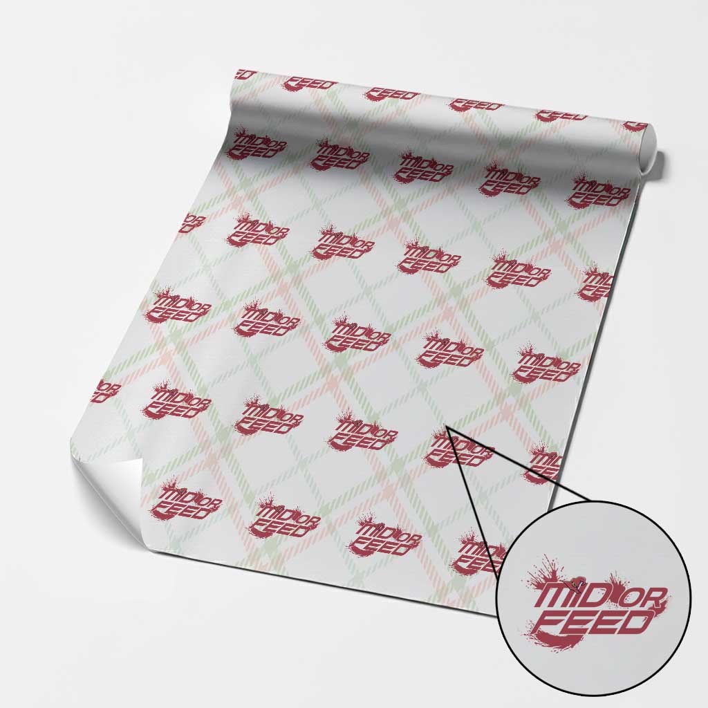 Mid Or Feed Holographic Witch Hat Wrapping Paper Roll Funny Game Lover Gift - Wonder Print Shop