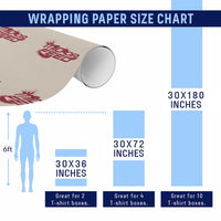 Mid Or Feed Holographic Witch Hat Wrapping Paper Roll Funny Game Lover Gift - Wonder Print Shop