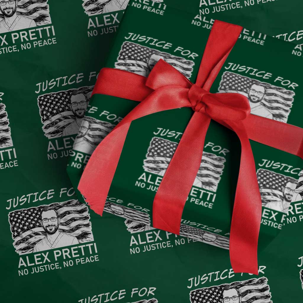 Minneapolis Strong Stand With Alex Wrapping Paper Roll Justice And Solidarity Support Gift