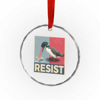Minnesota Loon Resist Crystal Glass Ornament Loon Bird Laser Ice Cube Poster Graphic