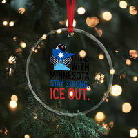 Minnesota Pride Common Loon Crystal Glass Ornament Stand With Minnesota Ice Out