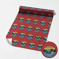 Minnesota Rebel Alliance Vintage Retro Sunset Loon Wrapping Paper Roll