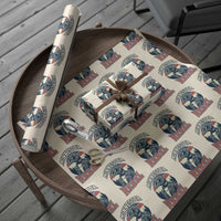 Minnesota Rebel Grumpy Loon Wrapping Paper Roll Retro Vintage Politcal Resistance