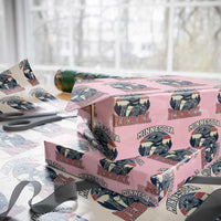 Minnesota Rebel Grumpy Loon Wrapping Paper Roll Retro Vintage Politcal Resistance
