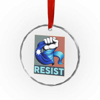 Minnesota Resist Ice Out Crystal Glass Ornament MM Support Gift