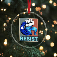 Minnesota Resist Ice Out Crystal Glass Ornament MM Support Gift