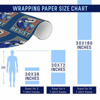 Minnesota Resist Ice Out Wrapping Paper Roll MM Support Gift