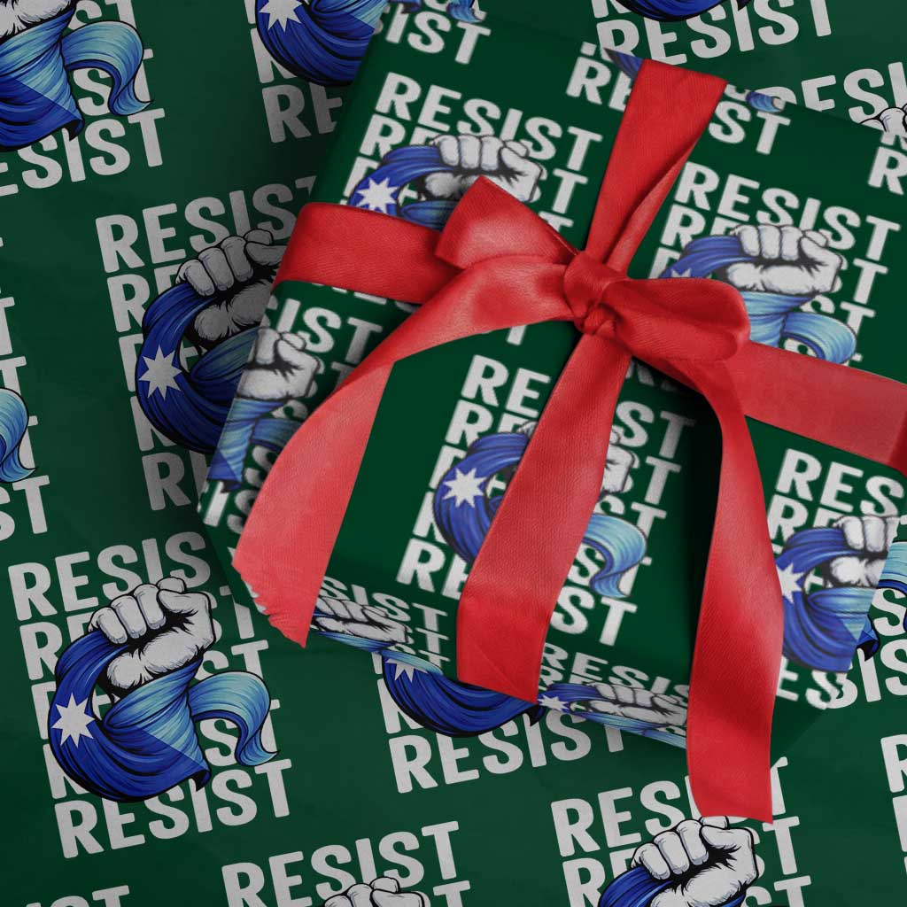 Minnesota Resist Ice Out Wrapping Paper Roll Support MN Anti Ice Movement