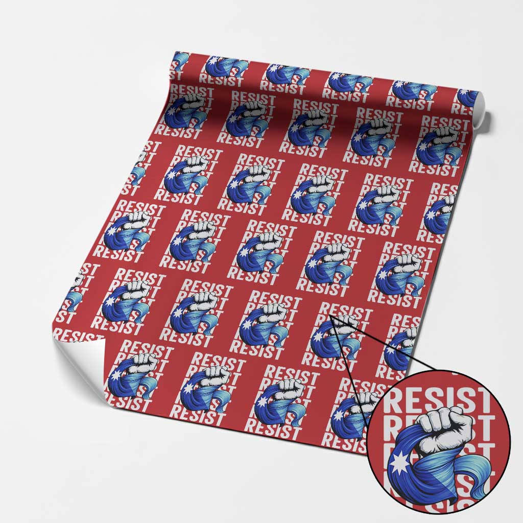 Minnesota Resist Ice Out Wrapping Paper Roll Support MN Anti Ice Movement