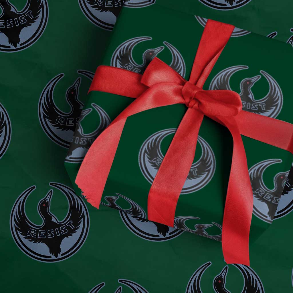 Minnesota Resist Loon Rebellion Emblem Wrapping Paper Roll