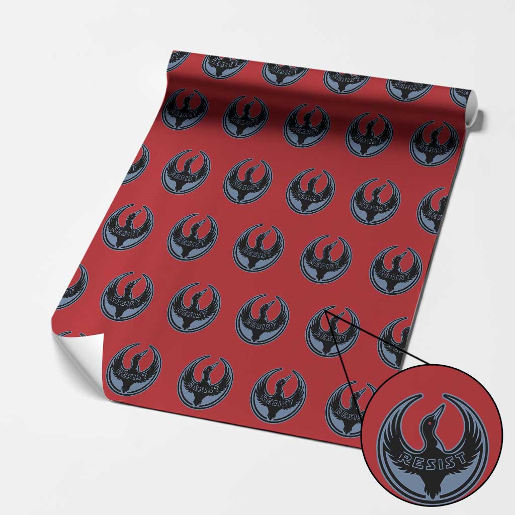 Minnesota Resist Loon Rebellion Emblem Wrapping Paper Roll