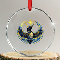 Minnesota Strong Crystal Glass Ornament Minneapolis Loon Starry Night Van Gogh