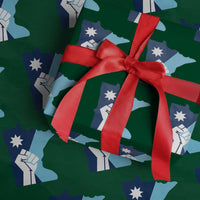 Minnesota Strong Fist Power Graphic Wrapping Paper Roll Social Justice Solidarity