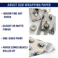 Minnesota Strong Wrapping Paper Roll MN State Bird Loon Resistance Political Protest