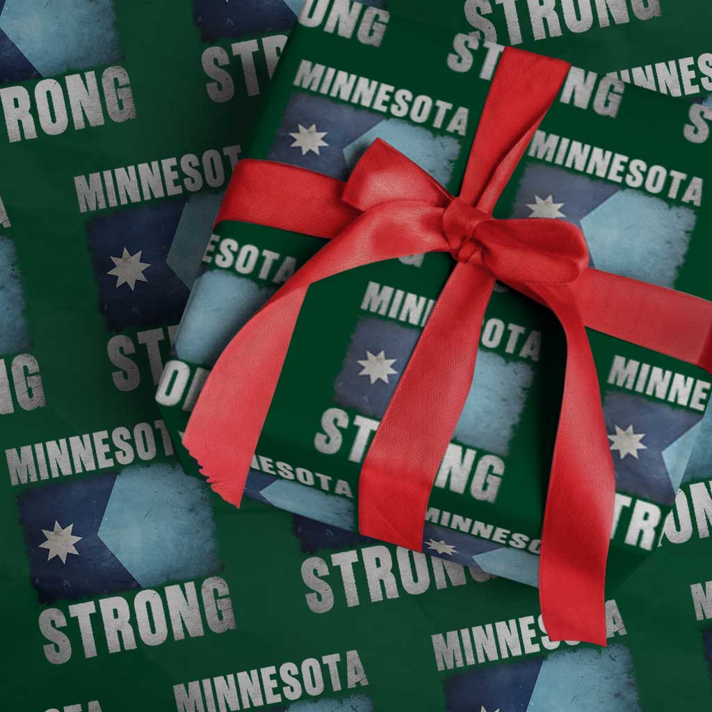 Minnesota Strong Wrapping Paper Roll MN State Pride Community Resistance