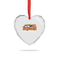 Mischievous Husky Owner Gift Heart Crystal Glass Ornament Chaos But Make It Cute