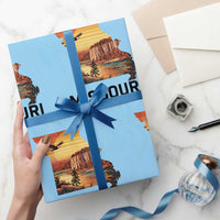 Missouri State Map Nature Travel Wrapping Paper Roll The Show Me State Pride