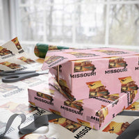 Missouri State Map Nature Travel Wrapping Paper Roll The Show Me State Pride