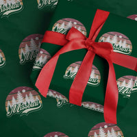 Missouri Travel Gift Wrapping Paper Roll Vintage Forest River Landscape