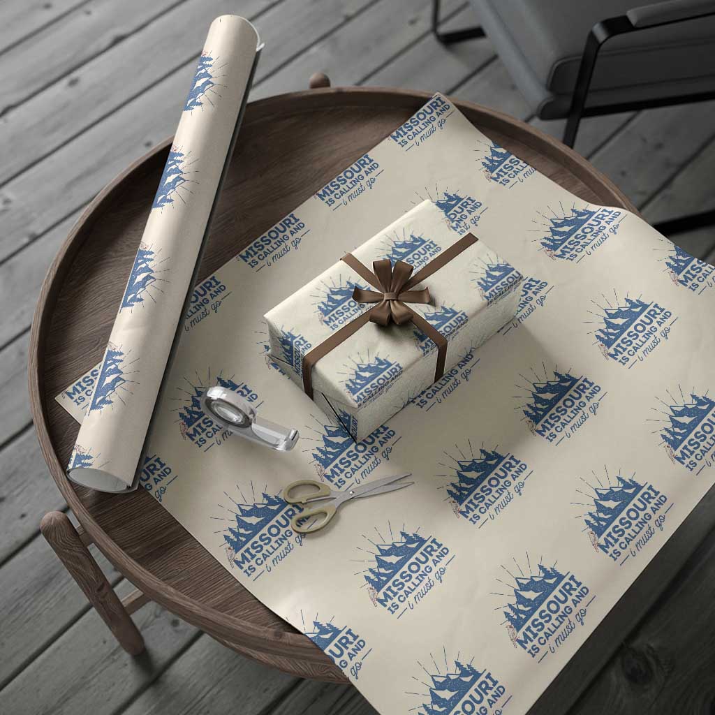 Missouri Traveling Lover Wrapping Paper Roll Missouri Is Calling And I Must Go