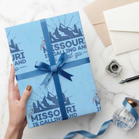 Missouri Traveling Lover Wrapping Paper Roll Missouri Is Calling And I Must Go