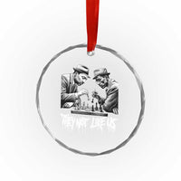 MLK And Malcolm X Crystal Glass Ornament They Not Like Us African American Heritage Gift - Wonder Print Shop