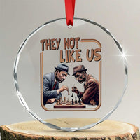MLK And Malcolm X Crystal Glass Ornament They Not Like Us Revolutionary Leaders - Wonder Print Shop