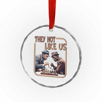 MLK And Malcolm X Crystal Glass Ornament They Not Like Us Revolutionary Leaders - Wonder Print Shop