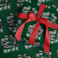 MLK And Malcolm X Wrapping Paper Roll They Not Like Us African American Heritage Gift - Wonder Print Shop