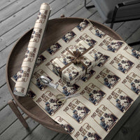 MLK And Malcolm X Wrapping Paper Roll They Not Like Us Revolutionary Leaders - Wonder Print Shop