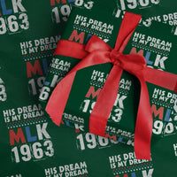 MLK His Dream Is My Dream 1963 Wrapping Paper Roll