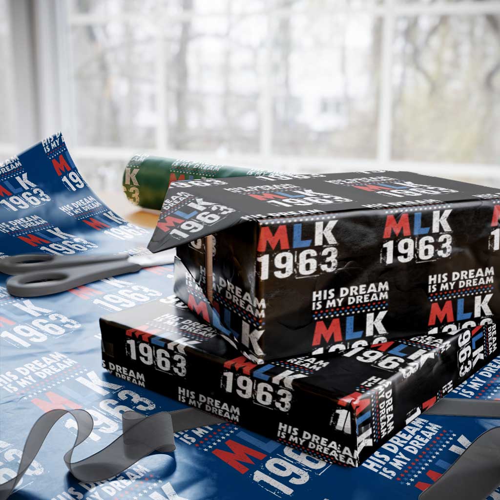 MLK His Dream Is My Dream 1963 Wrapping Paper Roll