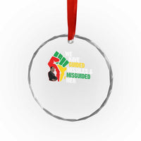 MLK Quotes We Have Guided Missiles And Misguided Men Crystal Glass Ornament Dr Martin Luther King Jr