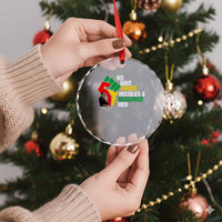 MLK Quotes We Have Guided Missiles And Misguided Men Crystal Glass Ornament Dr Martin Luther King Jr