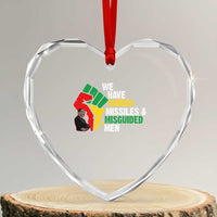 MLK Quotes We Have Guided Missiles And Misguided Men Heart Crystal Glass Ornament Dr Martin Luther King Jr
