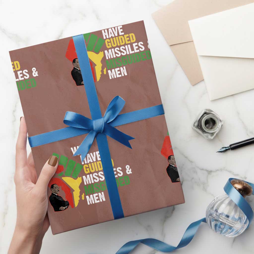 MLK Quotes We Have Guided Missiles And Misguided Men Wrapping Paper Roll Dr Martin Luther King Jr