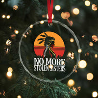 MMIW Awareness Crystal Glass Ornament No More Stolen Sisters Native American Gift