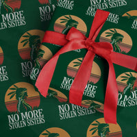 MMIW Awareness Wrapping Paper Roll No More Stolen Sisters Native American Gift